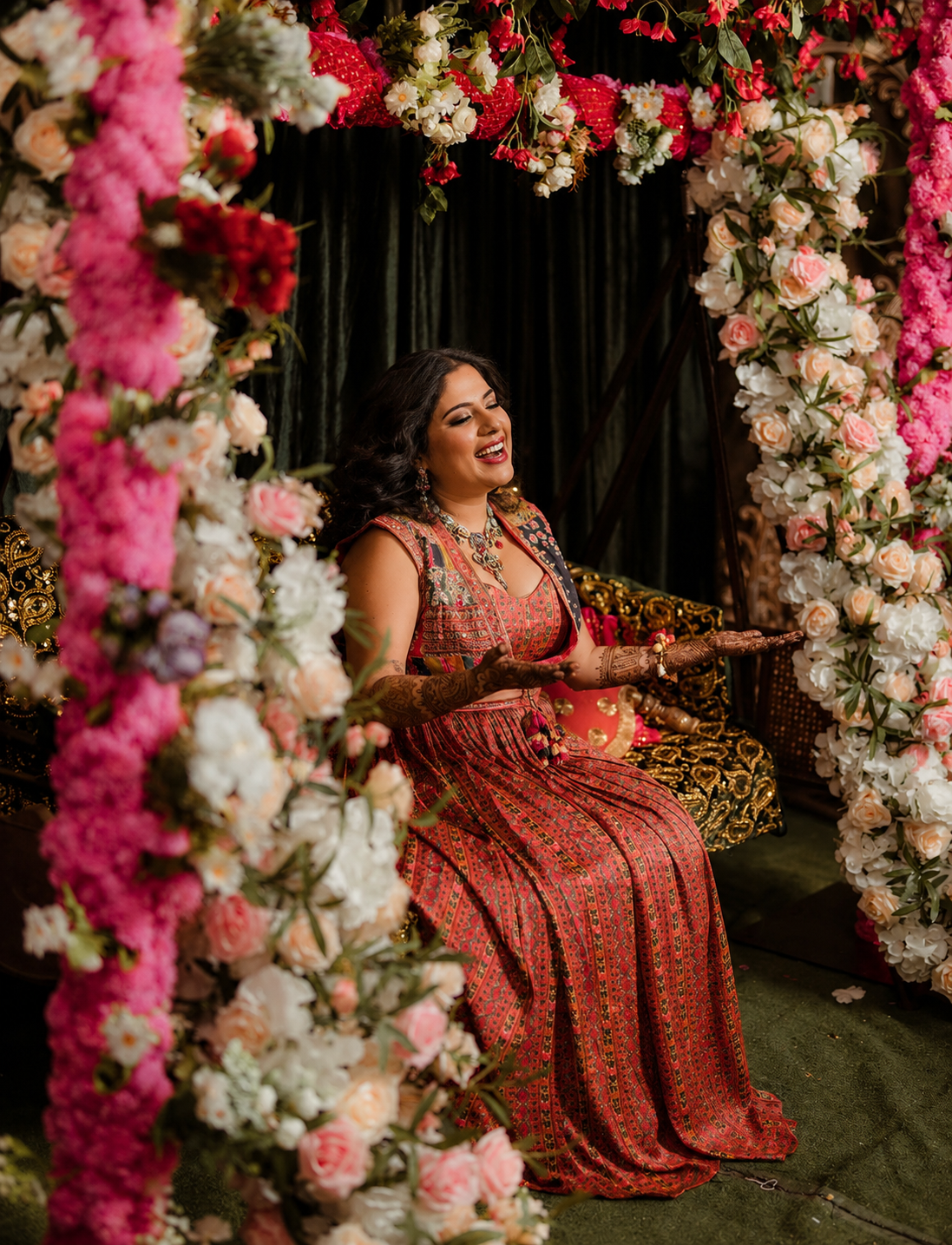 Floral swing